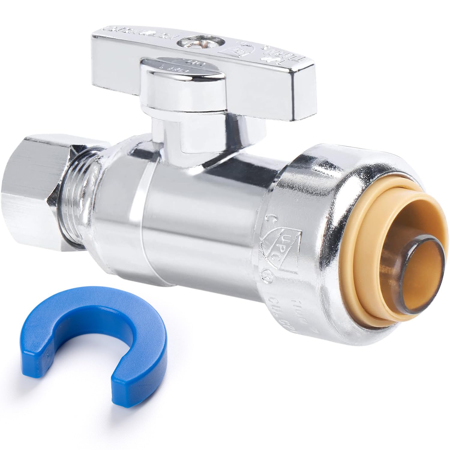 Amazon.co.jp: JUWO 1/2インチ x 3/8インチ OD 圧縮ストレート